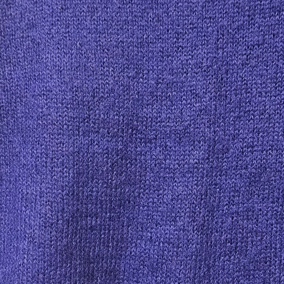 Vintage Express tricot Kid Mohair,Wool blend crop knit blouse size L - Picture 2 of 8